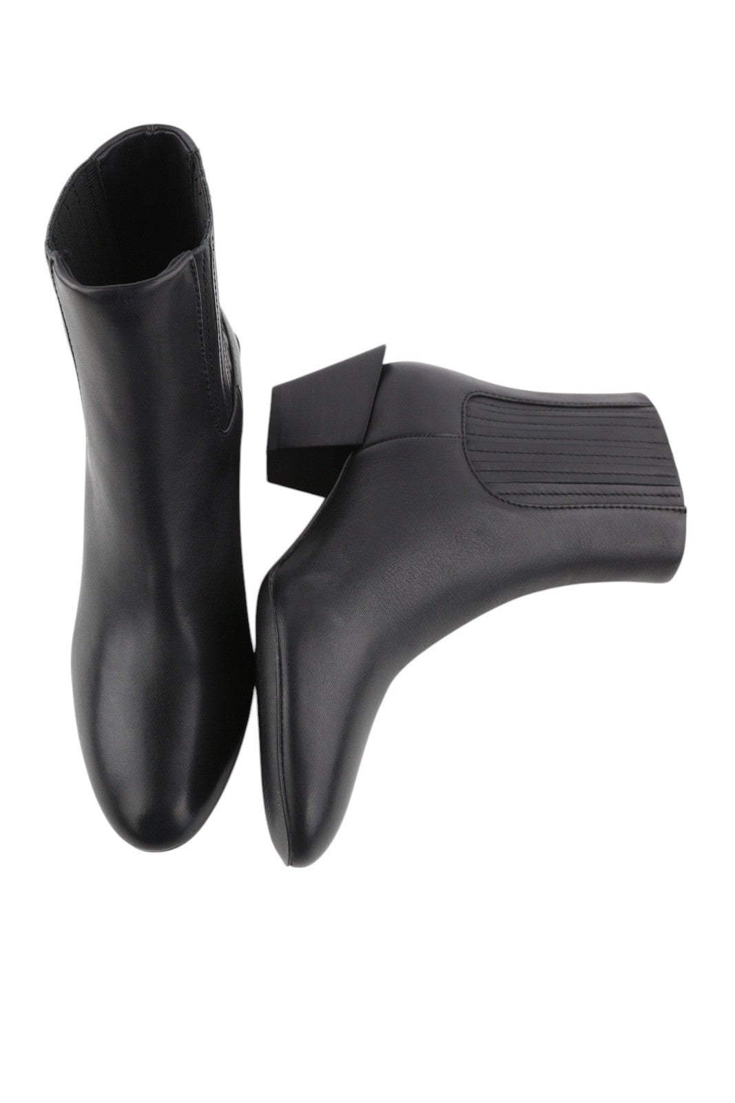 DIESEL D-Texanne CH Women Boots EU38 Black Leather Almond Ankle Top RRP€290