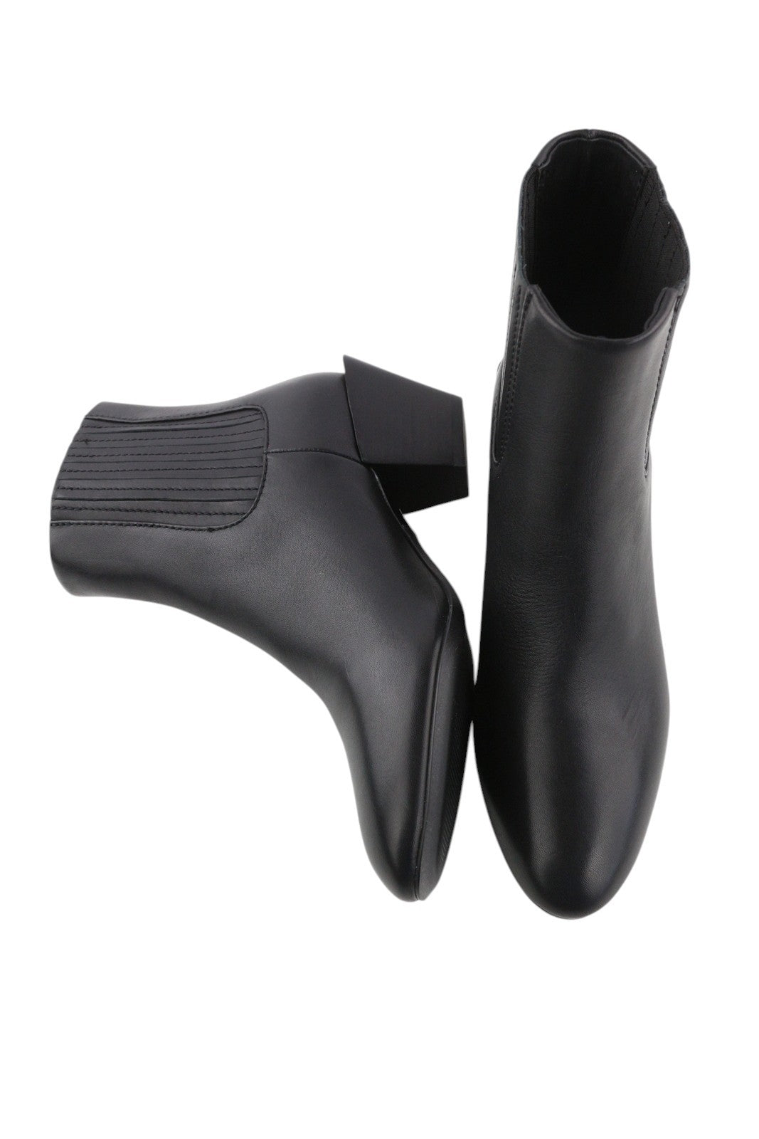 DIESEL D-Texanne CH Women Boots EU38 Black Leather Almond Ankle Top RRP€290