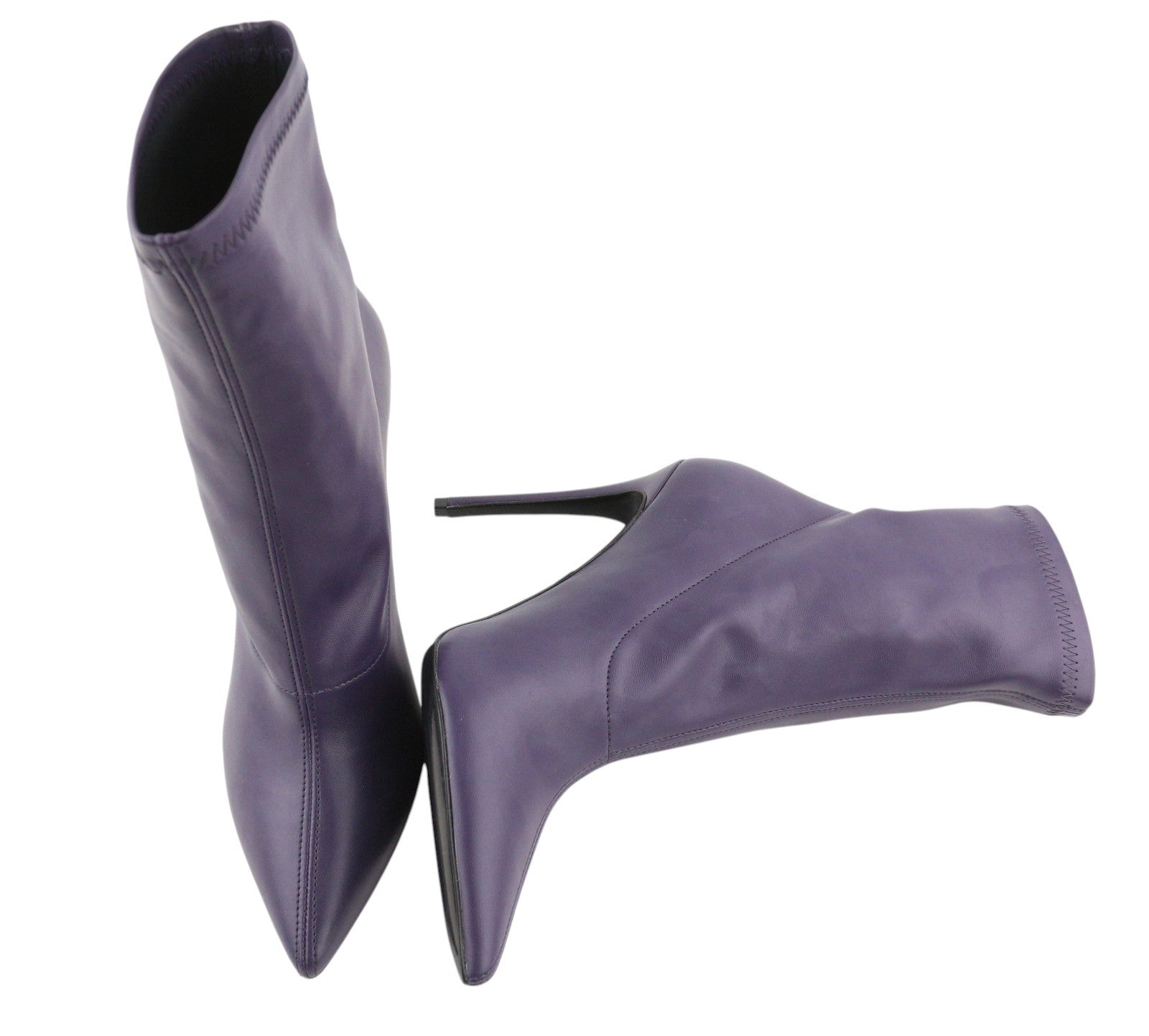 DIESEL D-Yucca AB Women Heels EU39 Purple Coated Kitted Heeled RRP€300