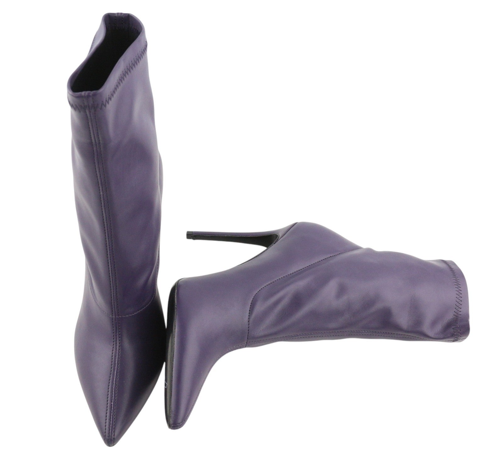 DIESEL D-Yucca AB Women Heels EU39 Purple Coated Kitted Heels Pointed Toe RRP€30