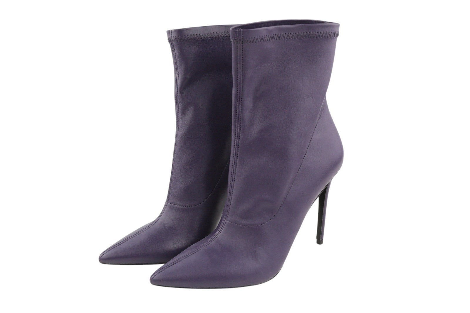 DIESEL D-Yucca AB Women Heels EU40 Purple Coated Kitted Heel Pointed Toe RRP€300