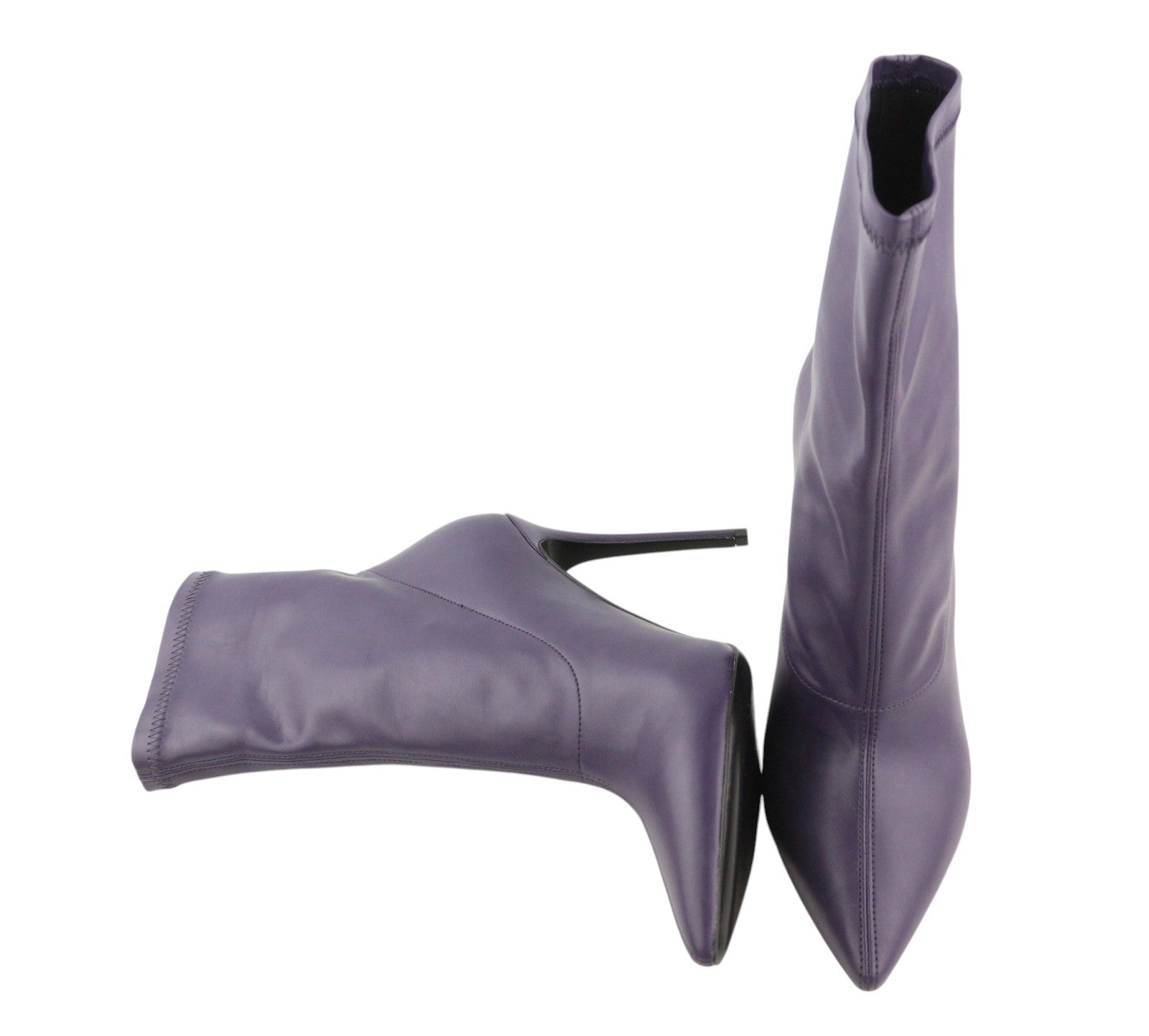 DIESEL D-Yucca AB Women Heels EU40 Purple Coated Kitted Heel Pointed Toe RRP€300