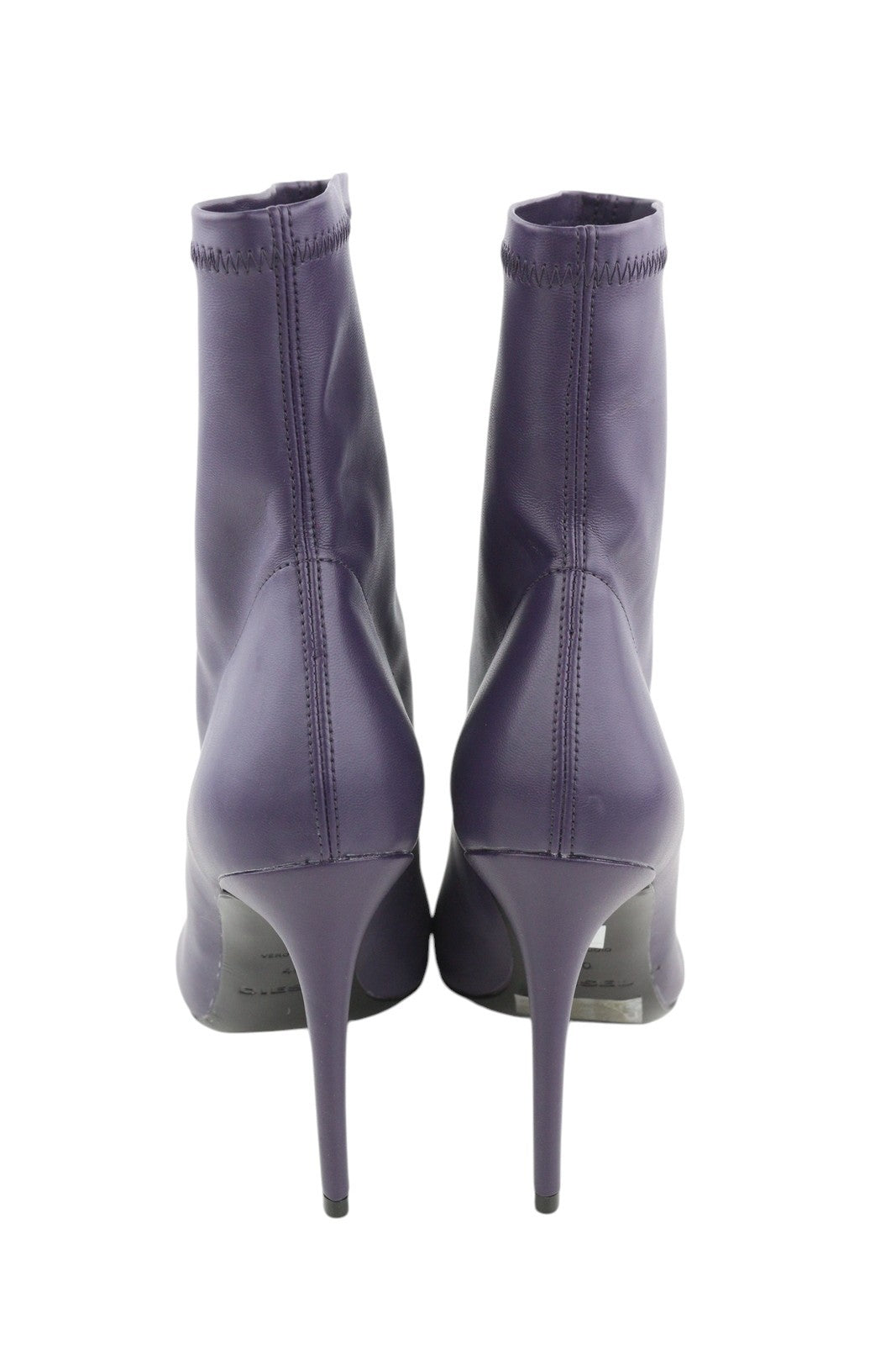 DIESEL D-Yucca AB Women Heels EU40 Purple Coated Kitted Heel Pointed Toe RRP€300