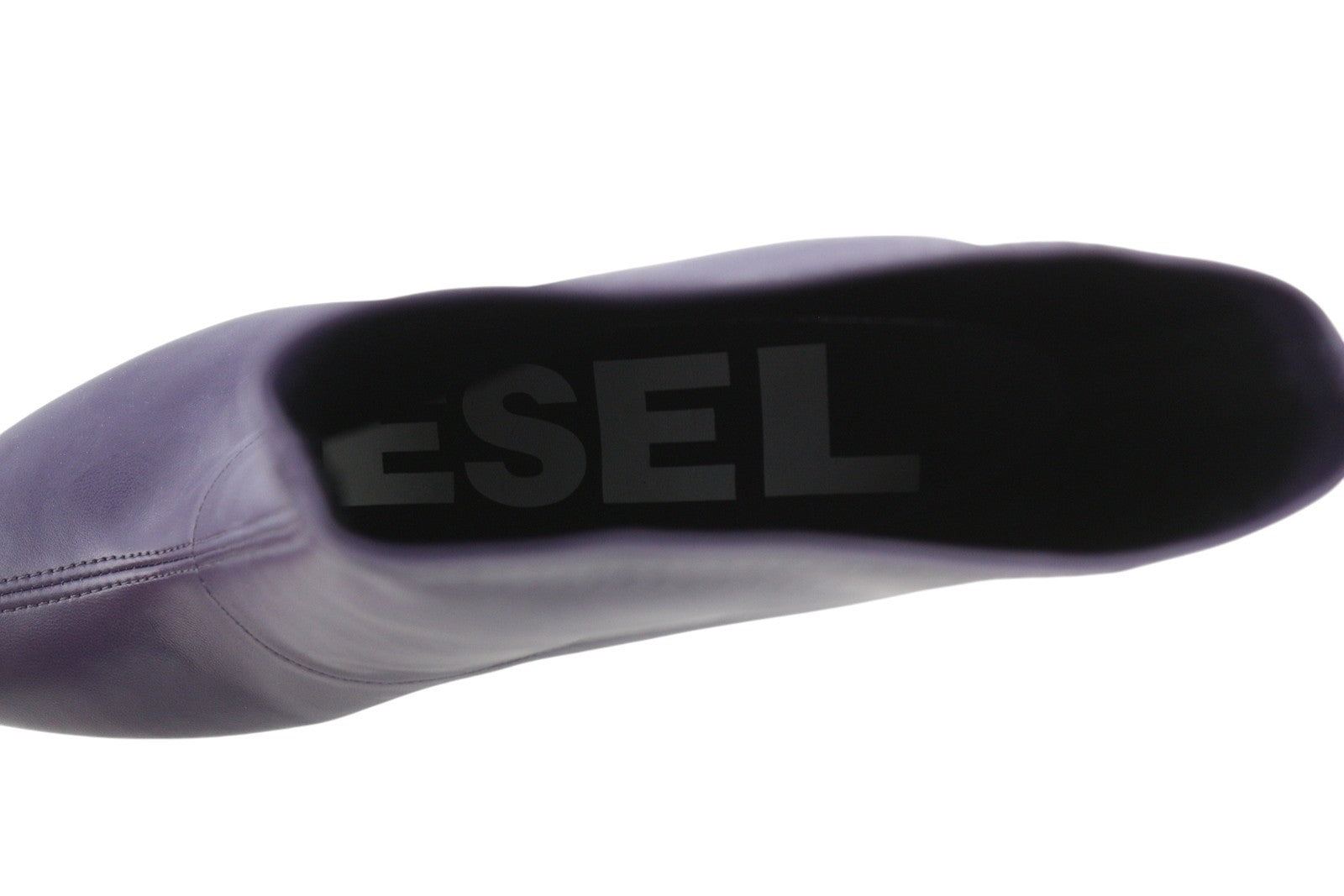 DIESEL D-Yucca AB Women Heels EU40 Purple Coated Kitted Heel Pointed Toe RRP€300