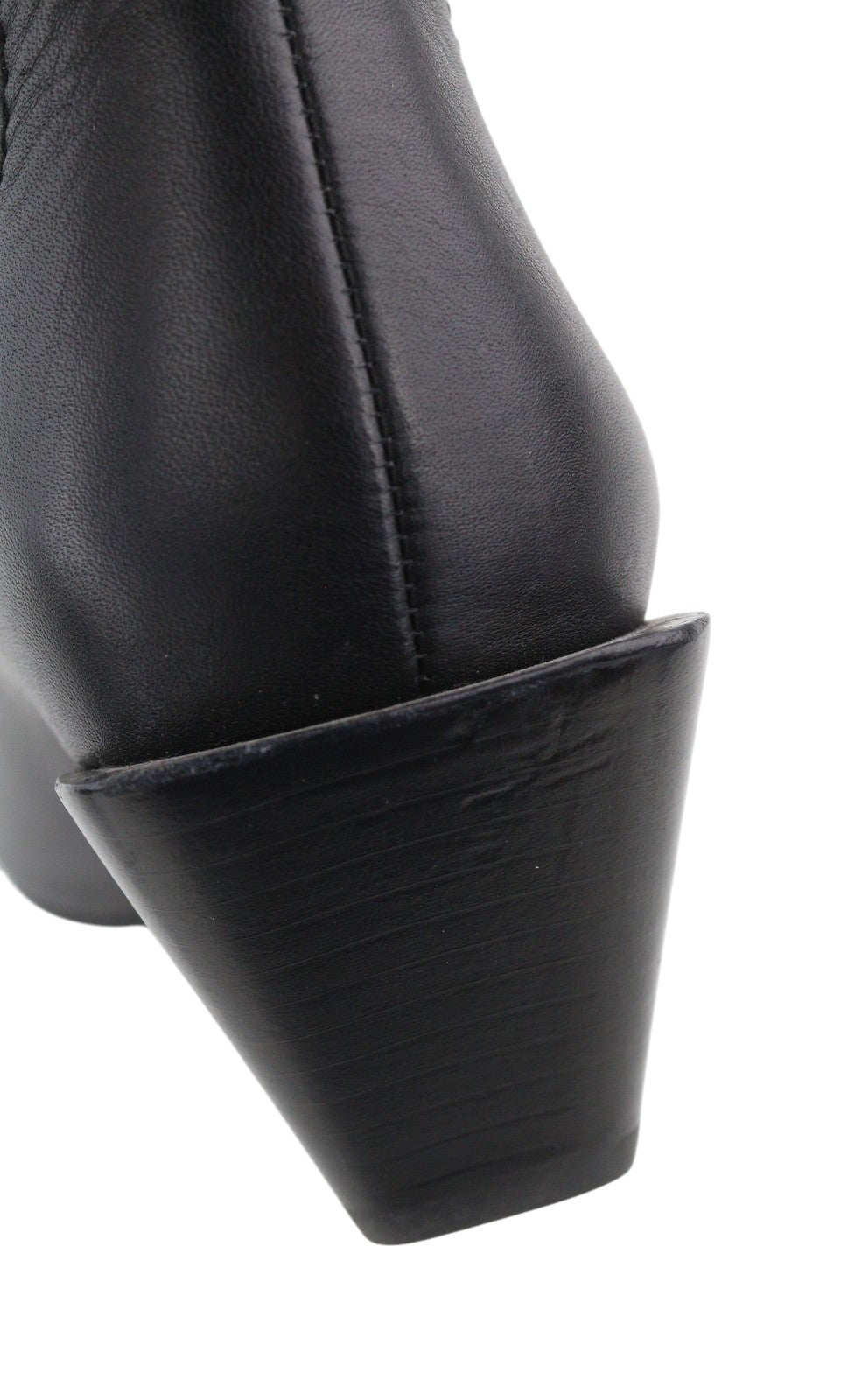 DIESEL D-Texanne CH Women Boots EU39 Black Leather Almond Ankle Top RRP€290