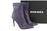 DIESEL D-Yucca AB Women Heels EU40 Purple Coated Kitted Heels RRP€300