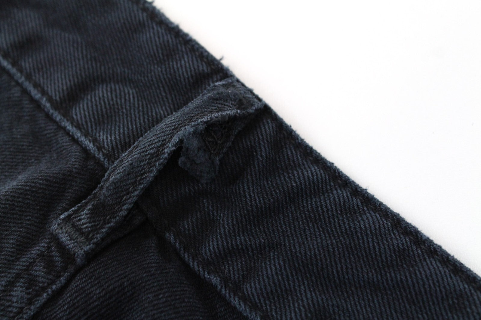 DIESEL Neekhol 084PM Womens W30/L32 Ripped Straight Jeans Dark Blue Cotton