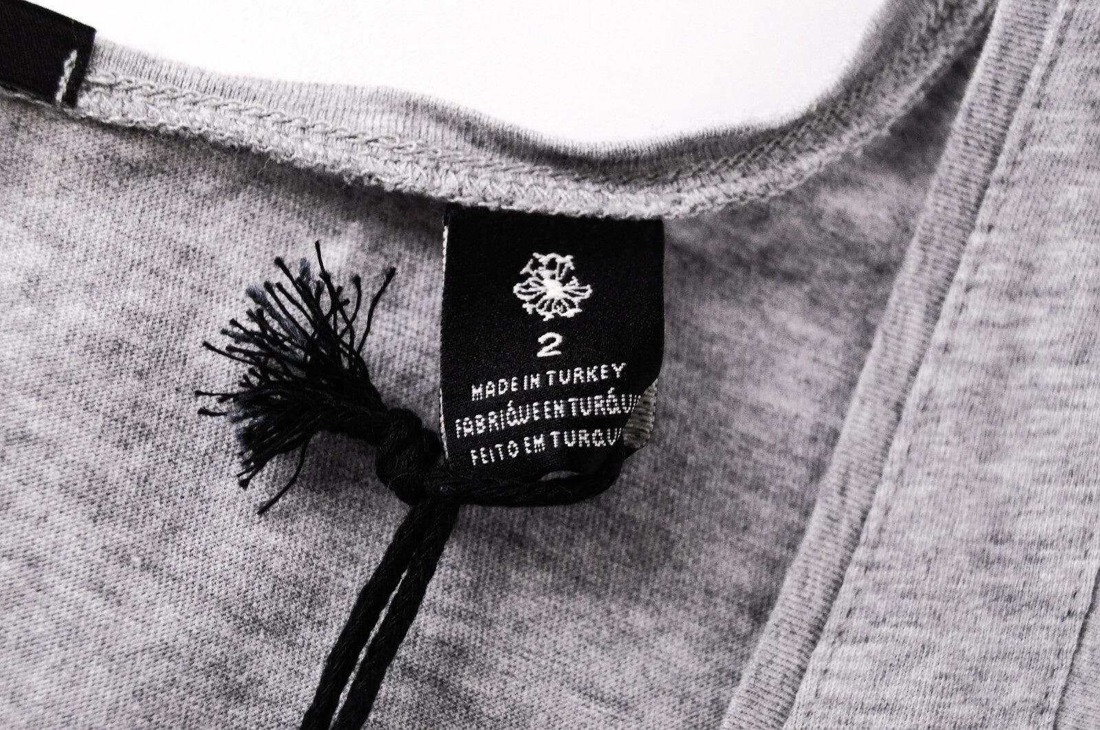 MAISON SCOTCH Womens M Grey Cotton Tank Top Sleeveless Casual Round Neck