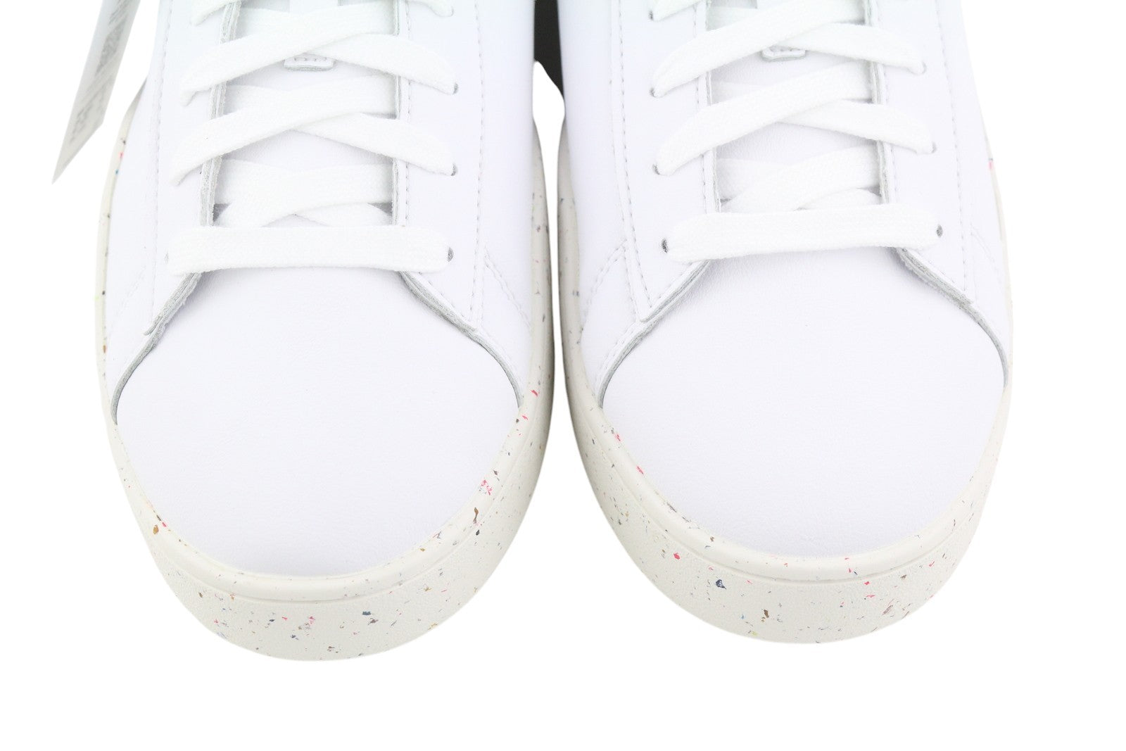 DIESEL S-Clever Low Lace Men Sneakers EU44 White Leather Almond Toe RRP€140