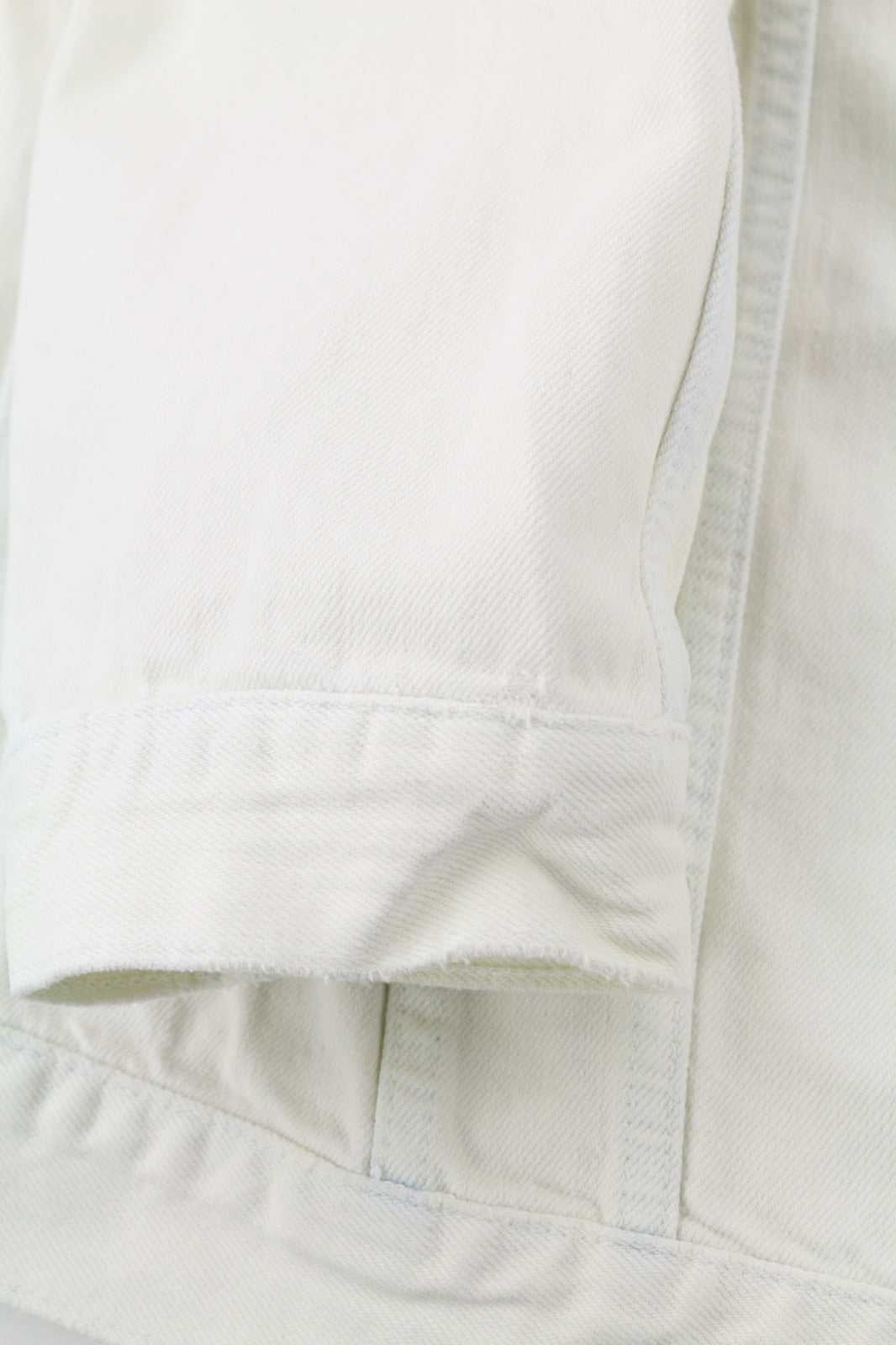 NUDIE JEANS Terry Men Jacket XL Extreme Bleach Light Buttoned Spread Denim Logo