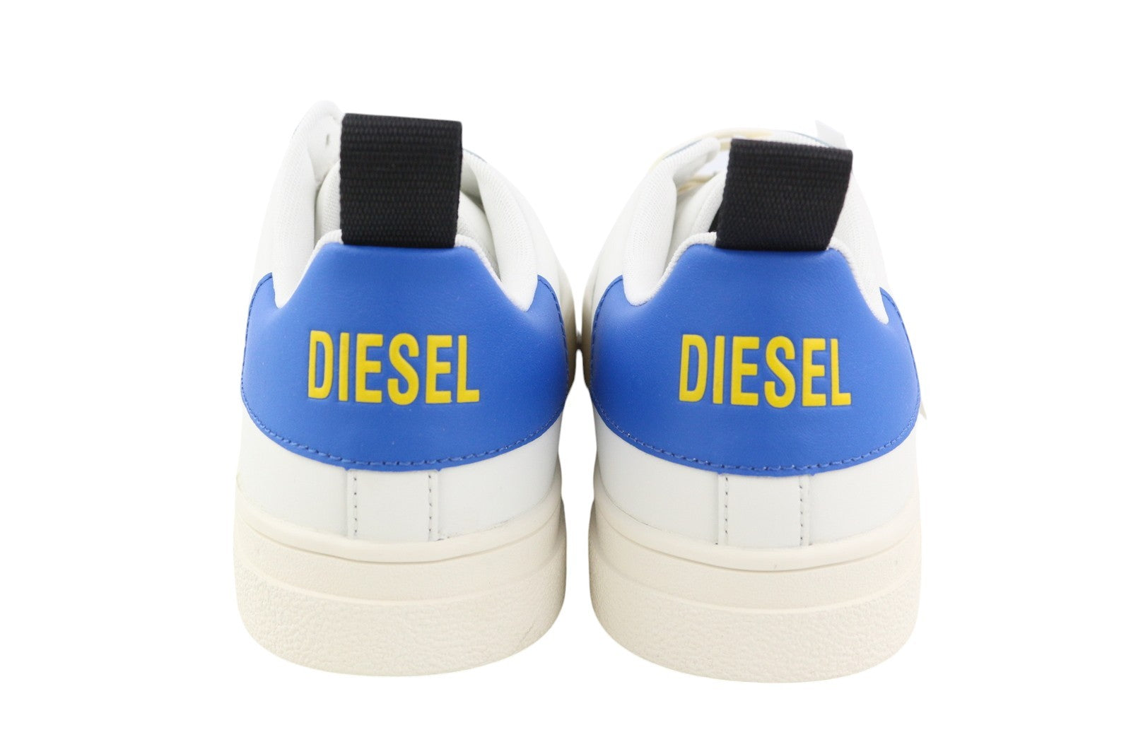 DIESEL S-Clever Low Lace Men Sneakers EU44.5 White Cow Leather RRP140 Trainers