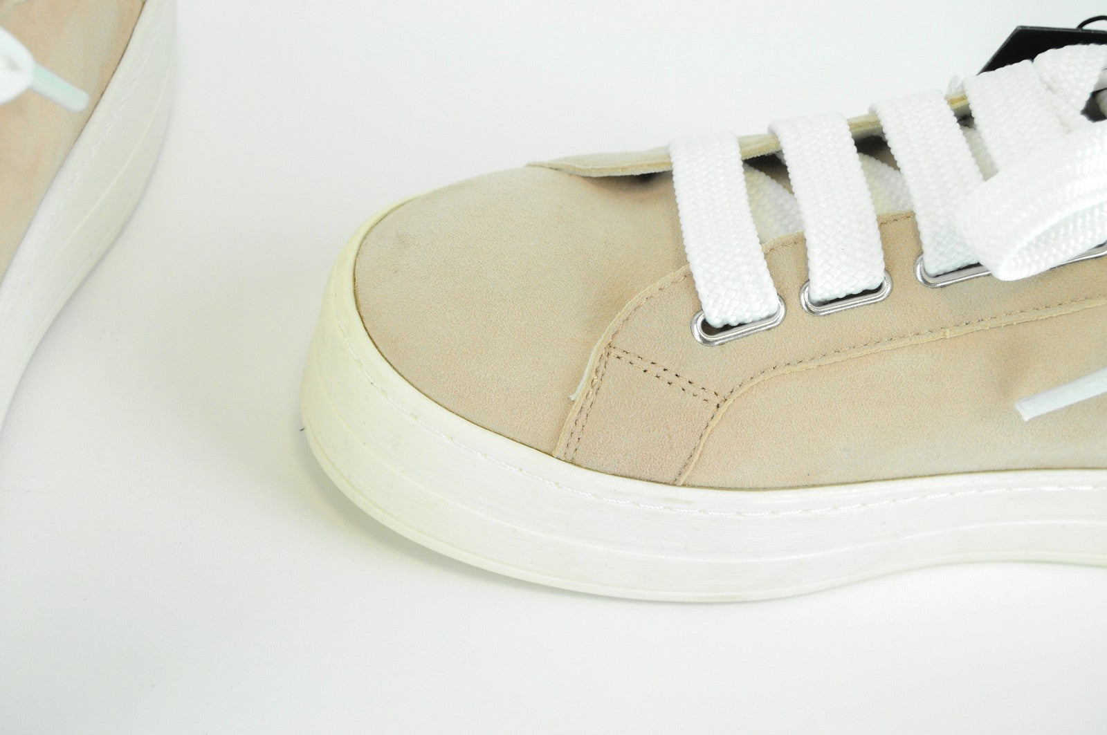 REPLAY Womens Pink Suede Trainers EU39 Casual Lace-Up Street Sneakers