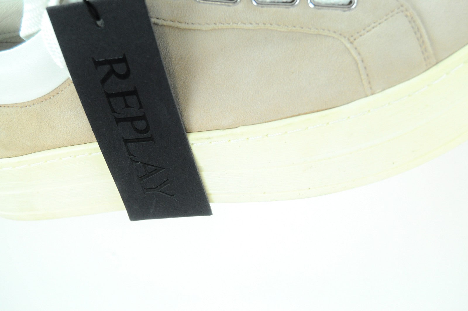 REPLAY Womens Pink Suede Trainers EU39 Casual Lace-Up Street Sneakers