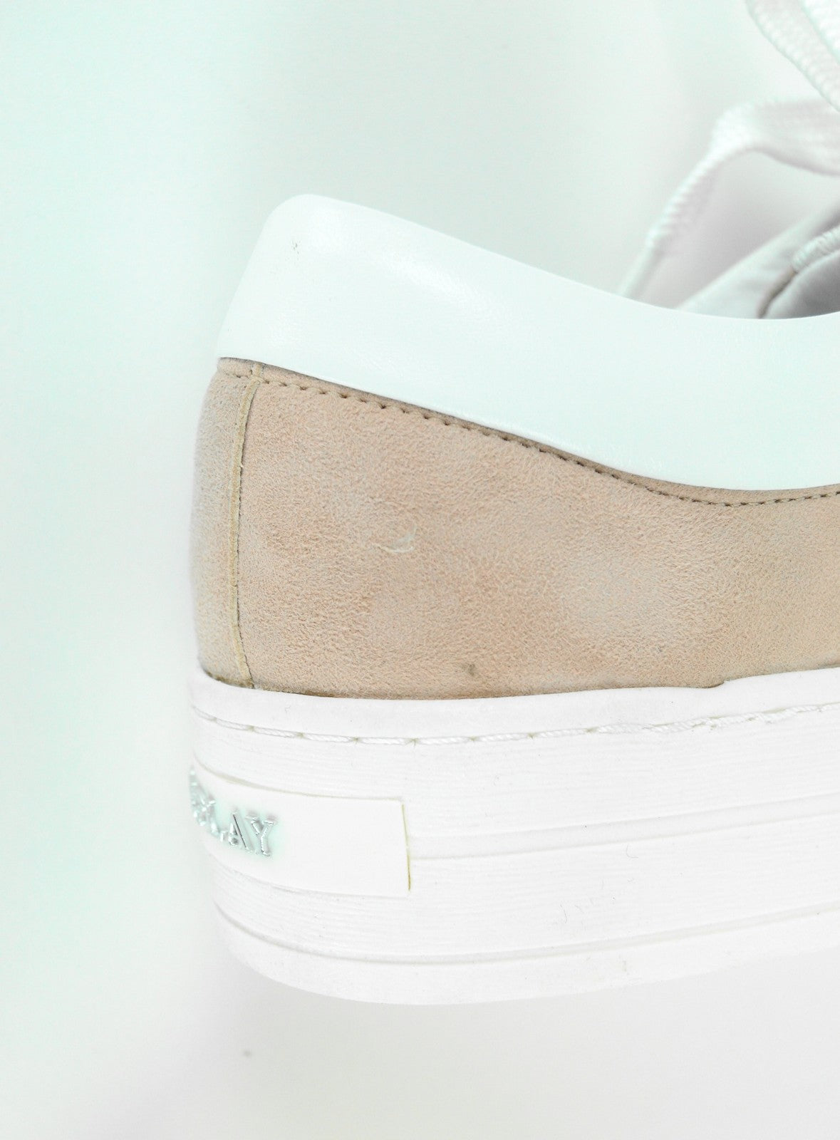 REPLAY Womens Pink Suede Trainers EU39 Casual Lace-Up Street Sneakers