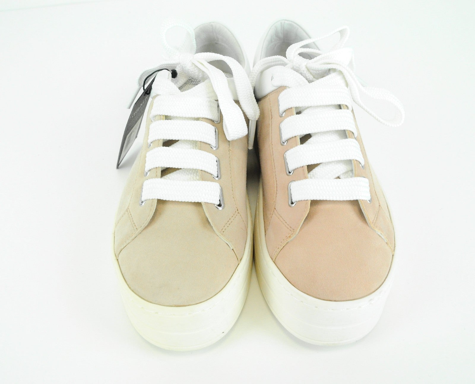 REPLAY Womens Pink Suede Trainers EU39 Casual Lace-Up Street Sneakers