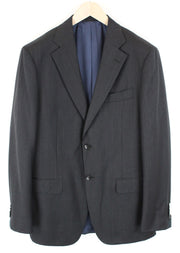 SUITSUPPLY Napoli Mens Blazer UK42L Super 110s Wool Grey Single Breasted