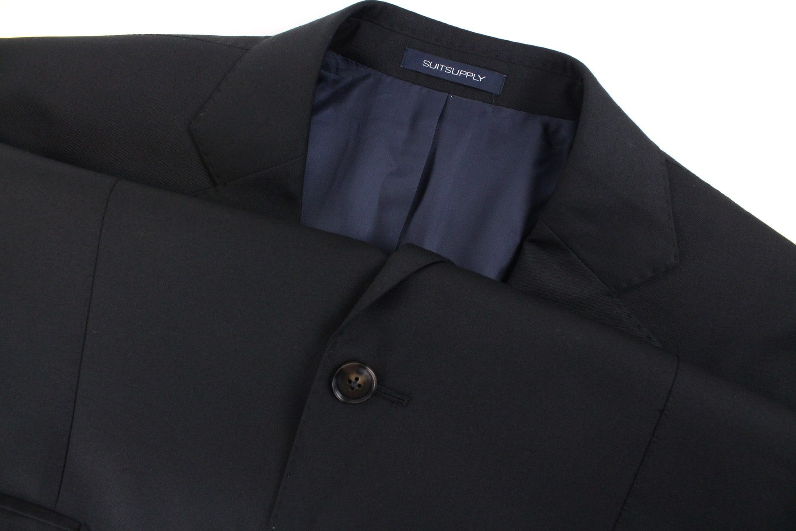 „SUITSUPPLY Napoli“ vyriškas švarkas, UK42L, pilka vilnonė „Super 110s“ suknelė su pamušalu 