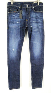 DIESEL Tepphar R7NA8 Mens Jeans W30/L34 Slim Carrot  Stretchy Blue
