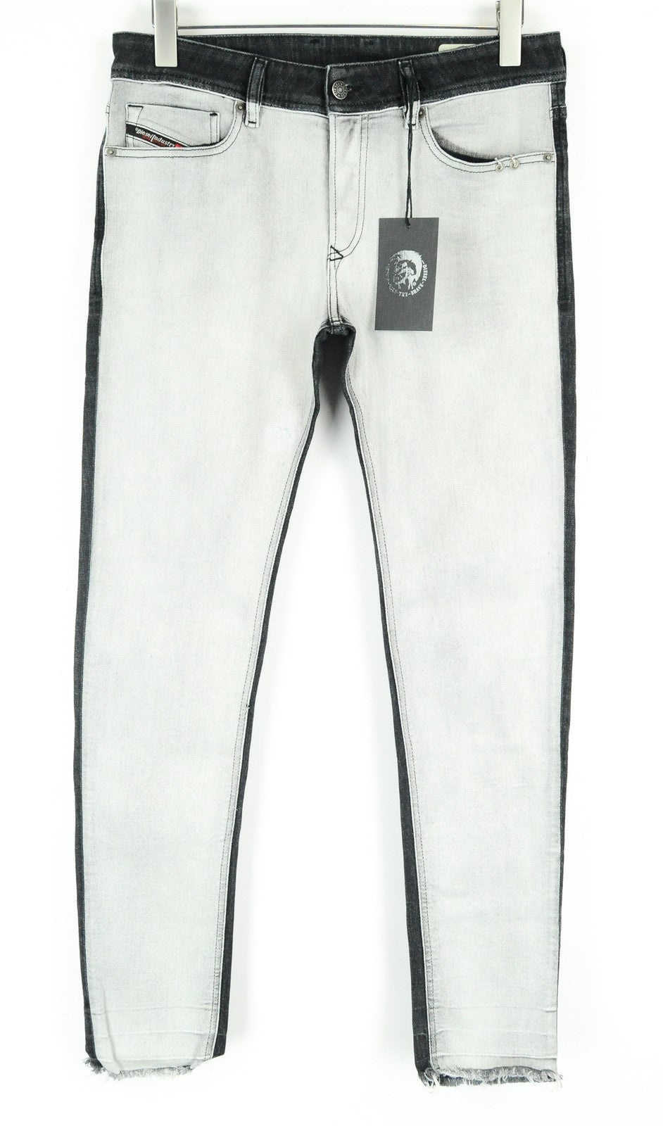 DIESEL Sleenker-X-SP 082AX Mens Jeans W31/L32 Grey Skinny Slim Stretchy