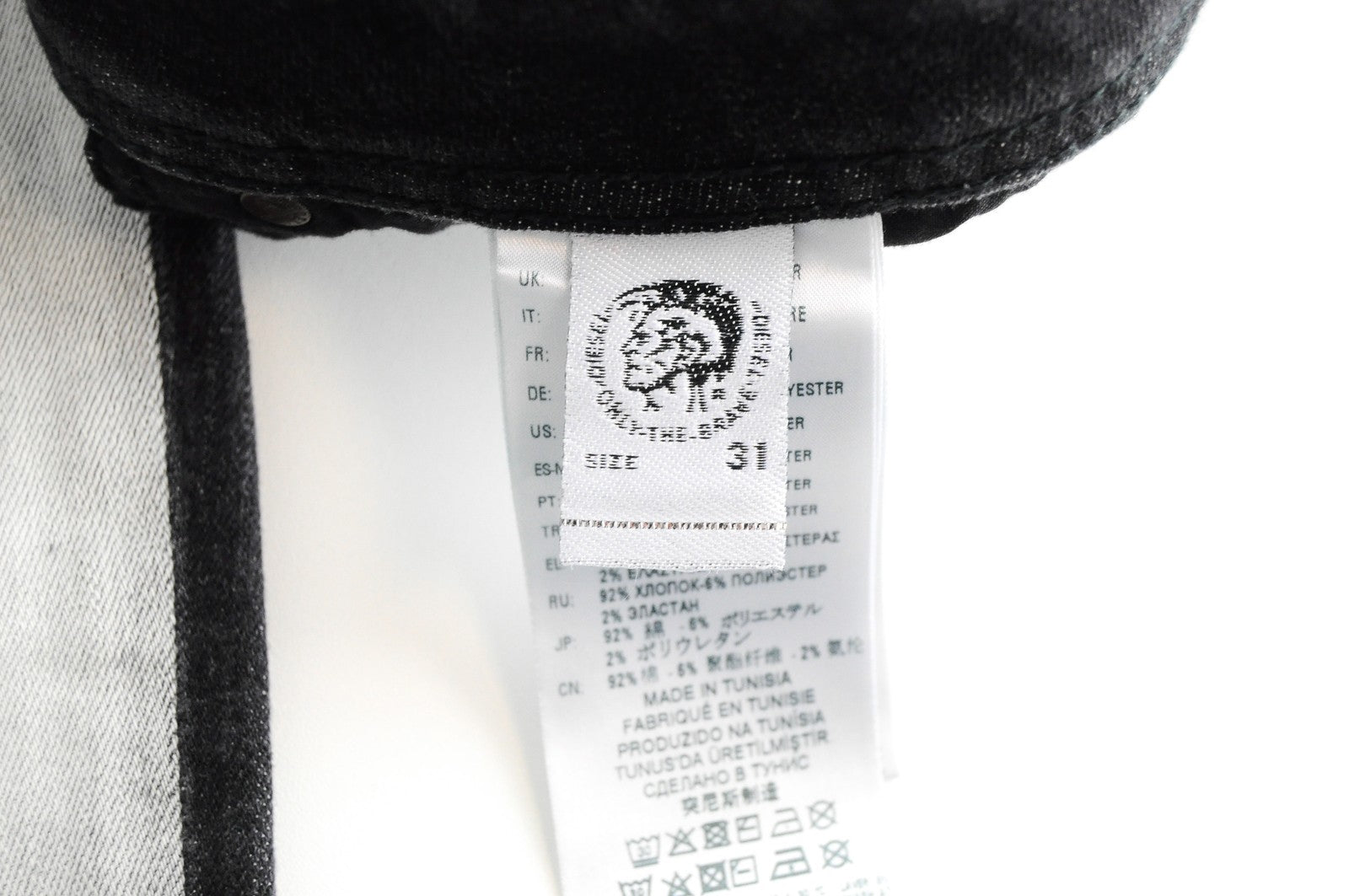 DIESEL Sleenker-X-SP 082AX Mens Jeans W31/L32 Grey Skinny Slim Stretchy