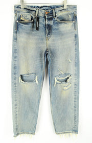 DIESEL Dagh-XP 084ZS Mens Jeans W32/L32 Straight Blue Washed  Cotton