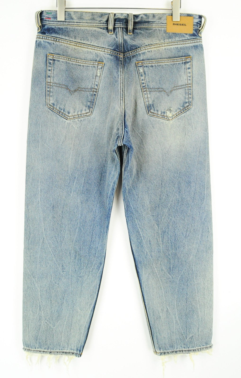 DIESEL Dagh-XP 084ZS Mens Jeans W32/L32 Straight Blue Washed  Cotton