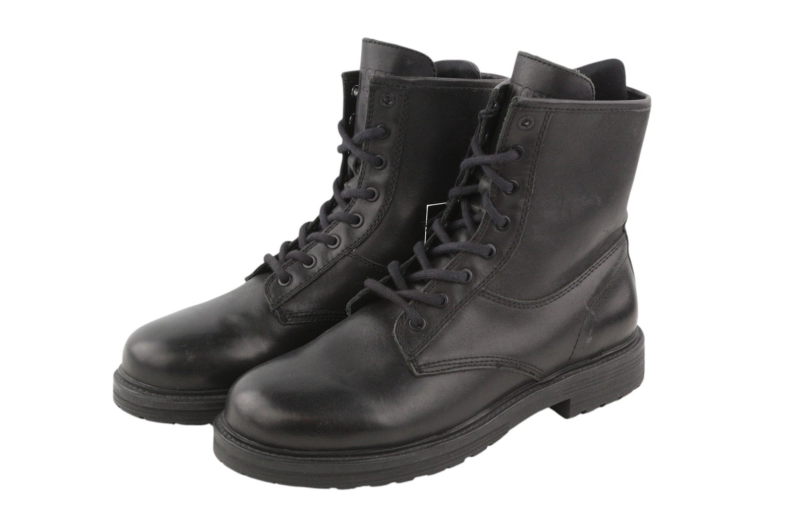 DIESEL D-Alabhama CB Men Boots EU43 Black Leather Laced Combat Type RRP€295