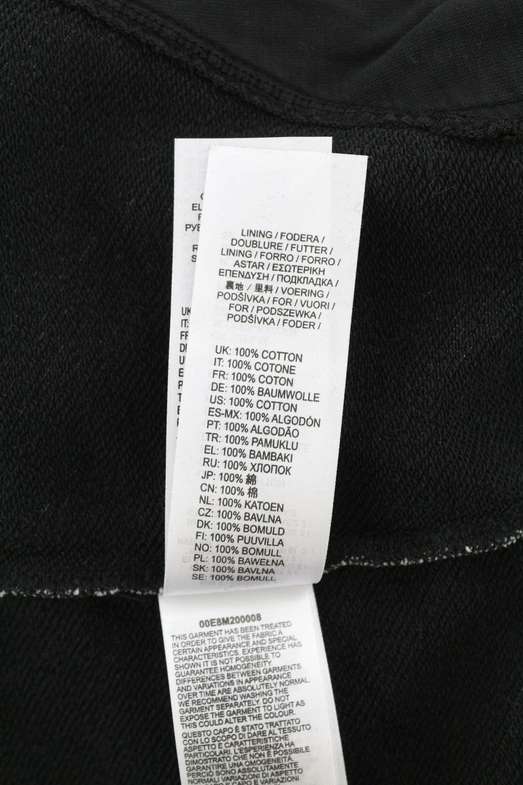 DIESEL S-Nekki Mens Hoodie L Pullover Light Washed Kangaroo Pocket Hood RRP€250