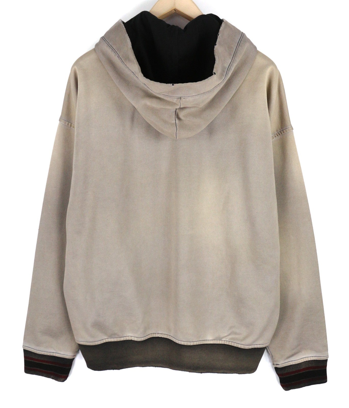 DIESEL S-Nekki Mens Hoodie L Pullover Light Washed Kangaroo Pocket Hood RRP€250