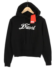 DIESEL F-Reggy-Hood New-Ita Womens Hoodie XS Black Pullover Long Sleeve RRP€135
