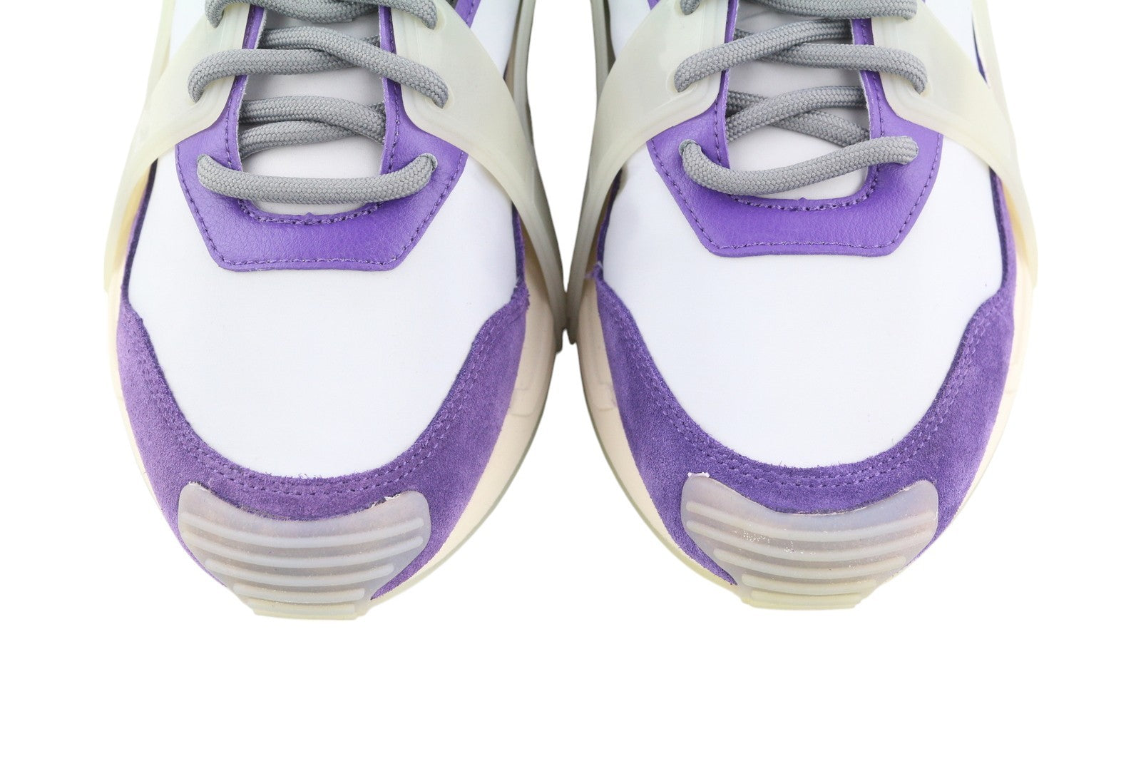 DIESEL S-Serendipity Mask Mens Sneakers EU42.5 Grey Lace Up Almond Toe RRP€200