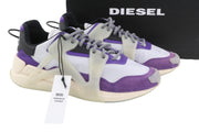 DIESEL S-Serendipity Mask Mens Sneakers EU44 Grey Lace Up Almond Toe RRP€200