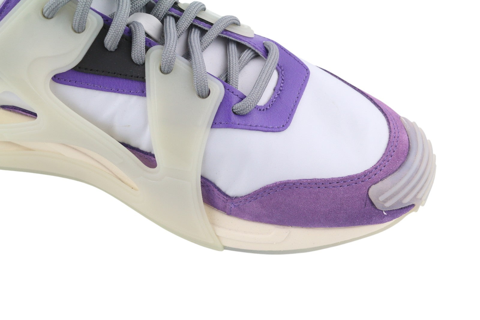 DIESEL S-Serendipity Mask Mens Sneakers EU44 Grey Lace Up Almond Toe RRP€200