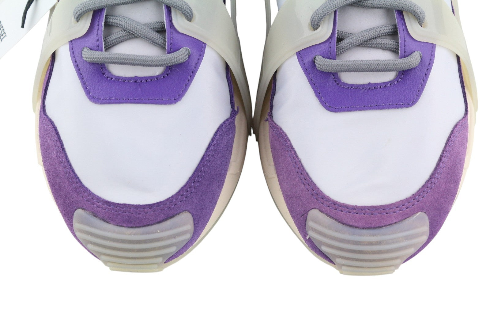 DIESEL S-Serendipity Mask Mens Sneakers EU44 Grey Lace Up Almond Toe RRP€200