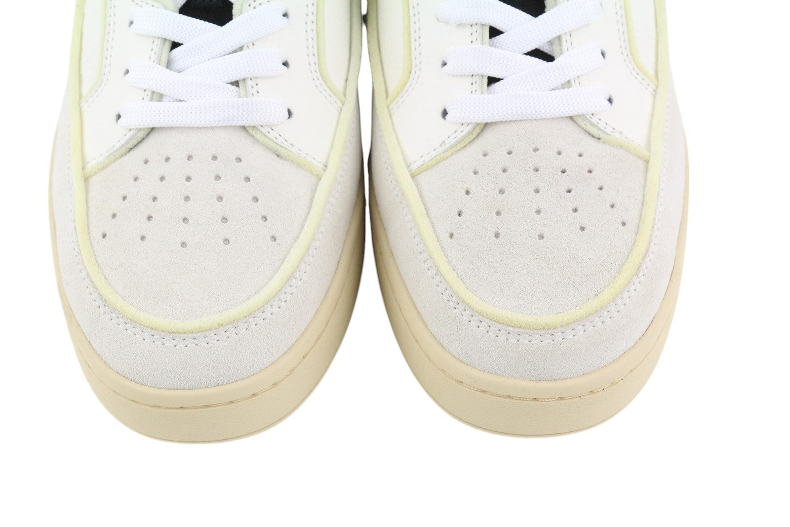 DIESEL S-Skeatys Low Mens Sneakers EU43 White Leather Low Top Lace Up RRP€160