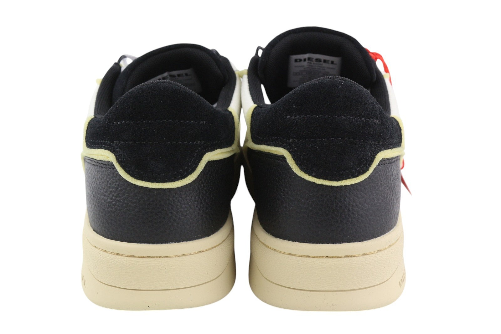 DIESEL S-Sinna Low Mens Sneakers EU42 White Leather Low Top Lace Up RRP€160