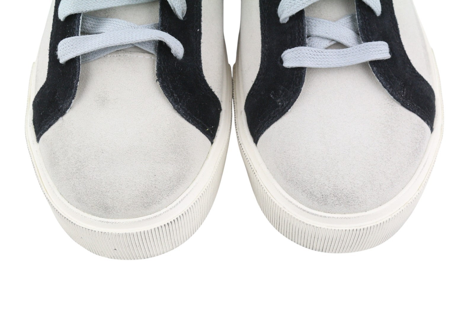 DIESEL S-Mydori ML Men Sneakers EU44.5 White Leather High Top Almond Toe RRP€220