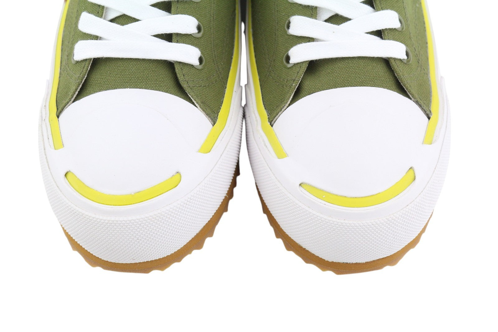 DIESEL S-Principia Low Mens Sneakers EU44 Green Lace Up Almond RRP150