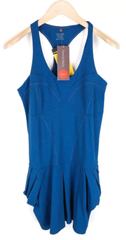 SWEATY BETTY Grand Slam Women's Sport Dress XL Blue Back Breathable