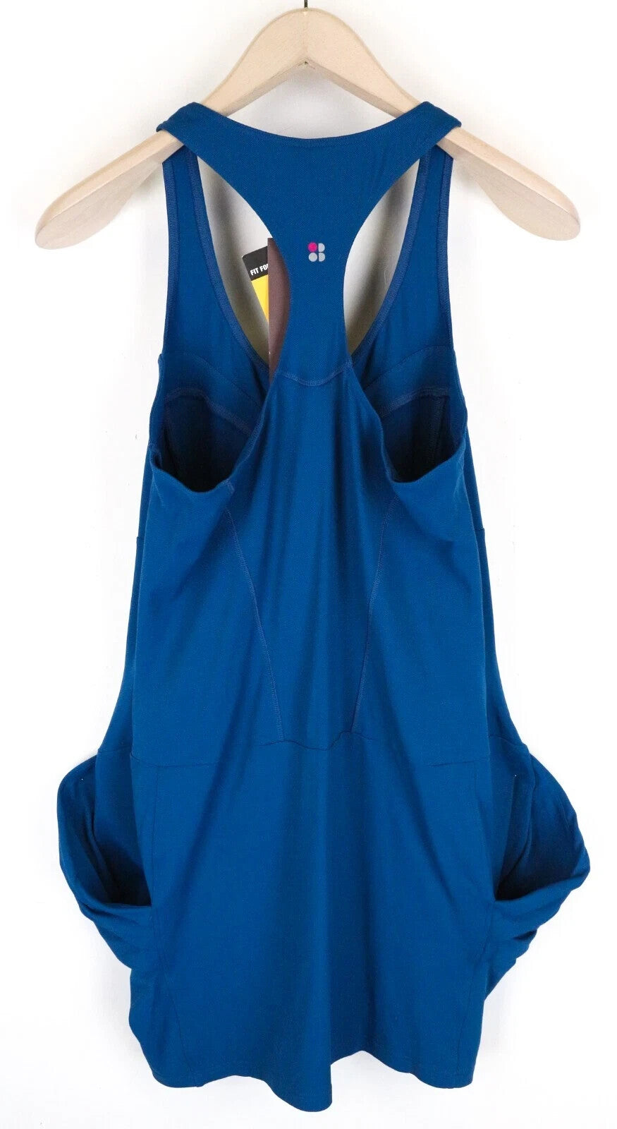 SWEATY BETTY Grand Slam Women's Sport Dress XL Blue Back Breathable