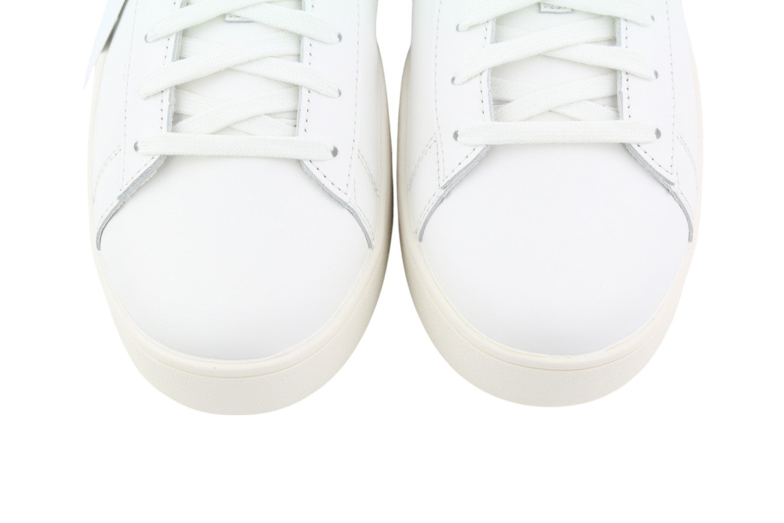 DIESEL S-Clever Low Lace Men Sneakers EU45 White Red Leather Almond RRP€140