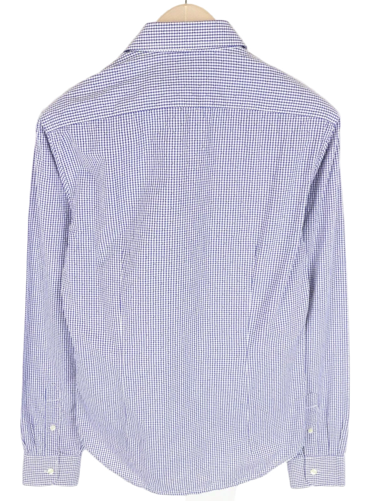 SCOTCH & SODA Ams Couture Men's Shirt S Blue Pure Cotton Slim Long Sleeve