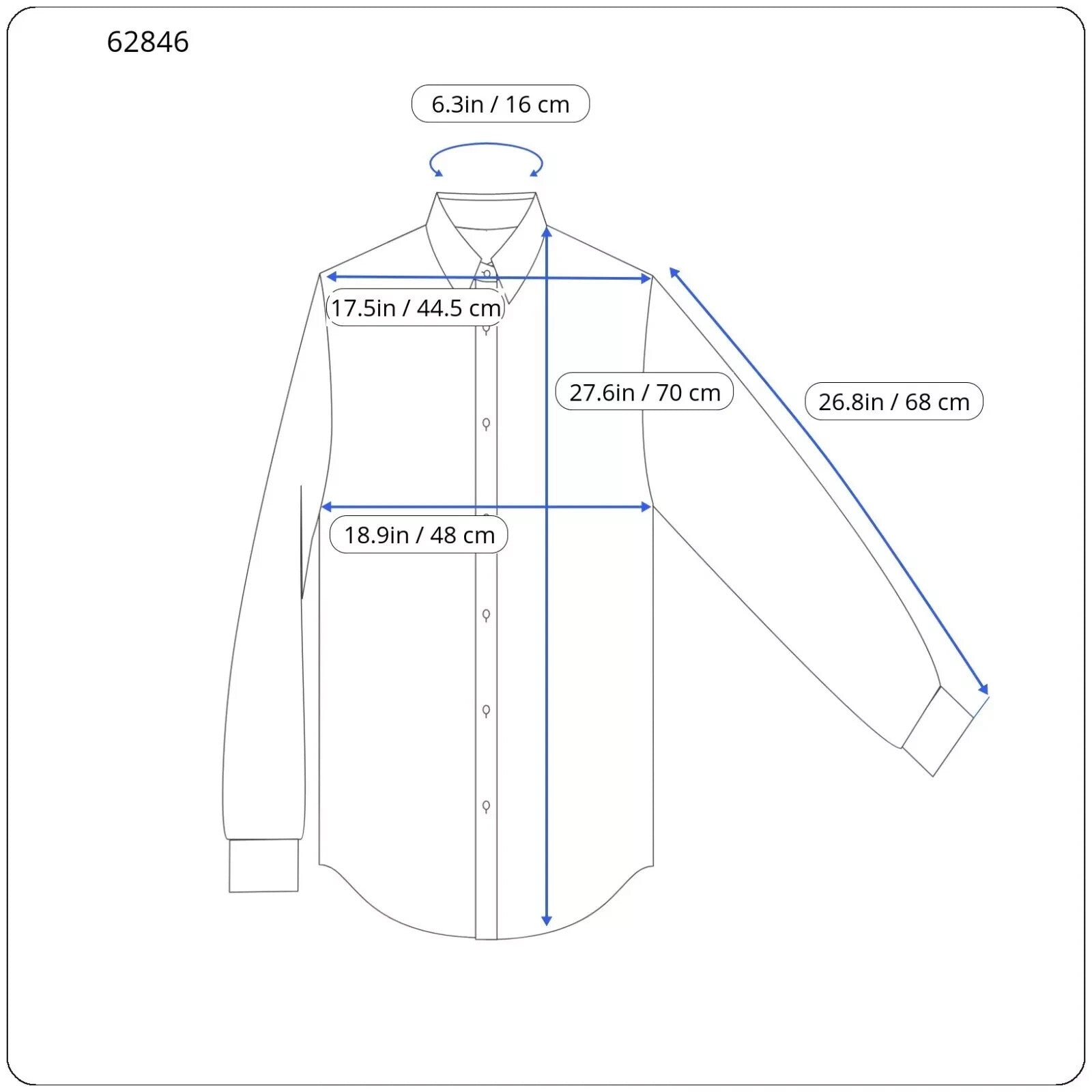 SCOTCH & SODA Ams Couture Men's Shirt S Blue Pure Cotton Slim Long Sleeve