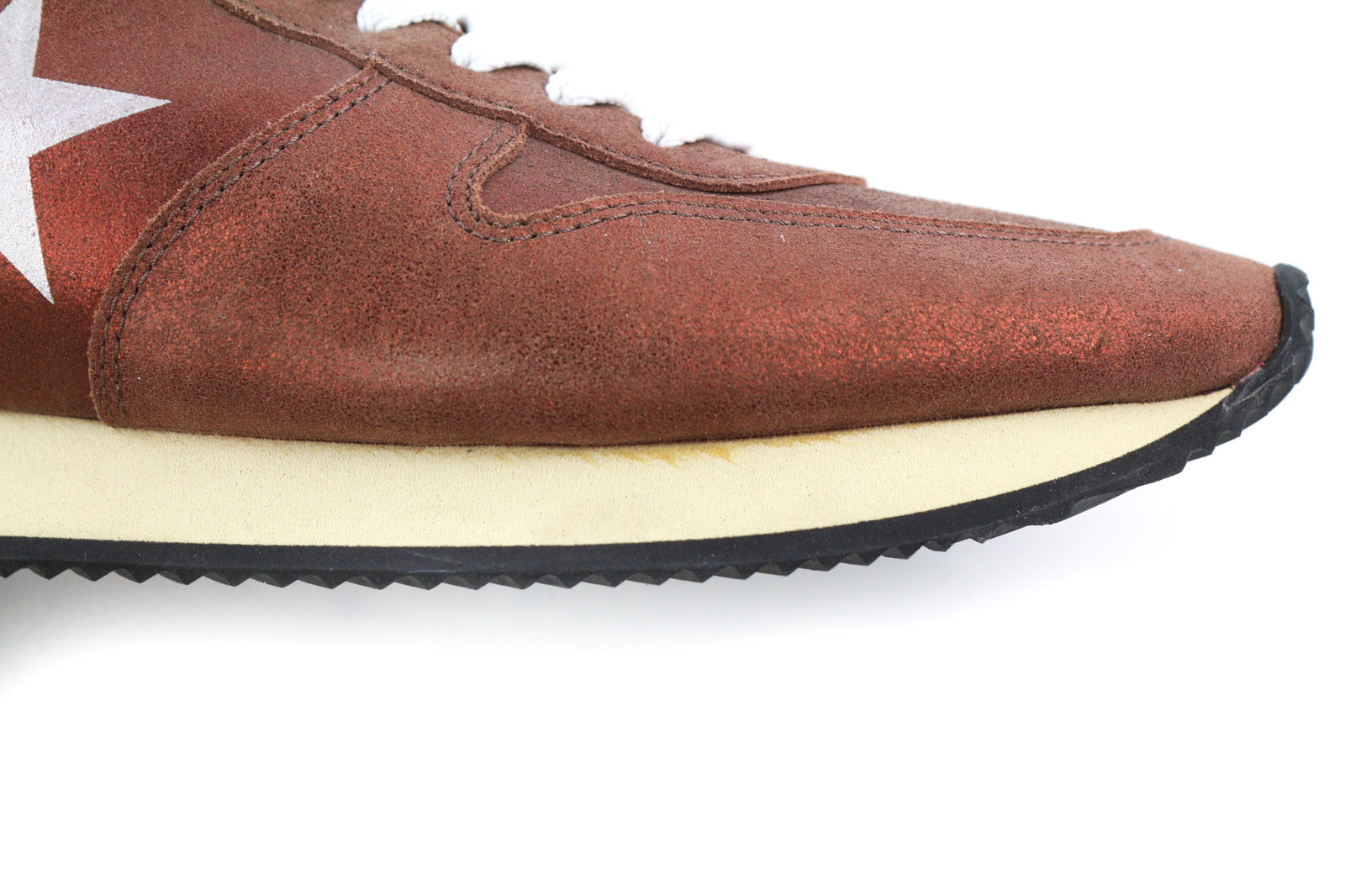 GOLDEN GOOSE Haus Men Trainers EU39 Brown Laced Low-Top Leisure Sneakers