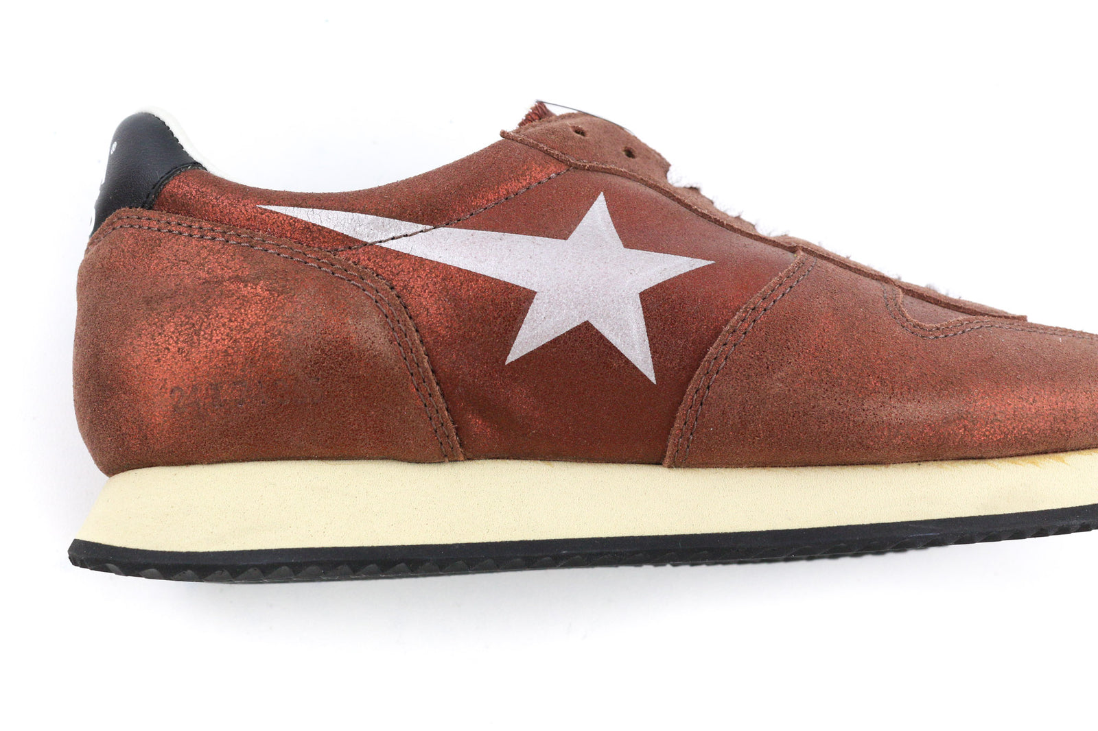 GOLDEN GOOSE Haus Men Trainers EU39 Brown Laced Low-Top Leisure Sneakers