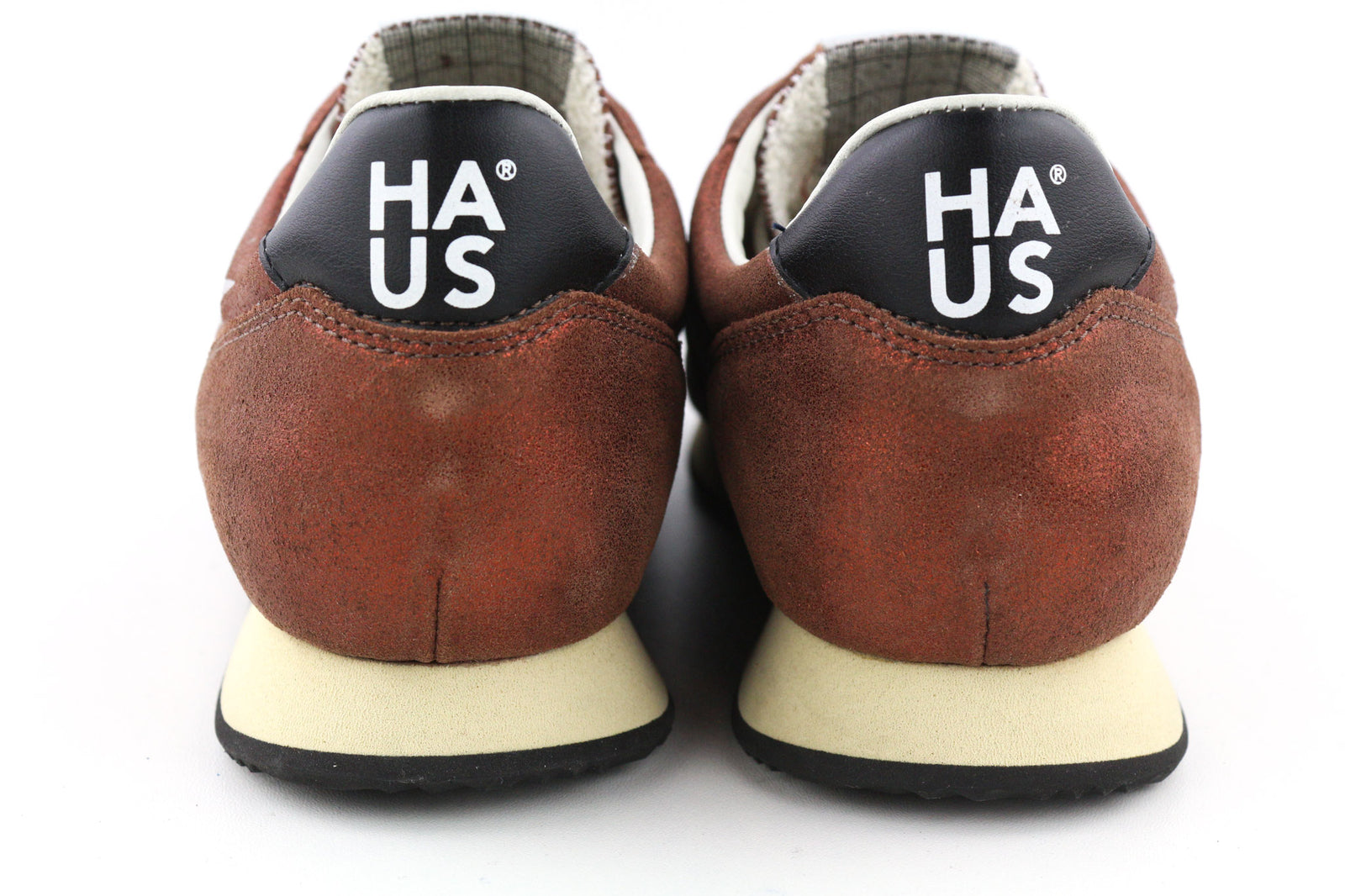 GOLDEN GOOSE Haus Men Trainers EU39 Brown Laced Low-Top Leisure Sneakers