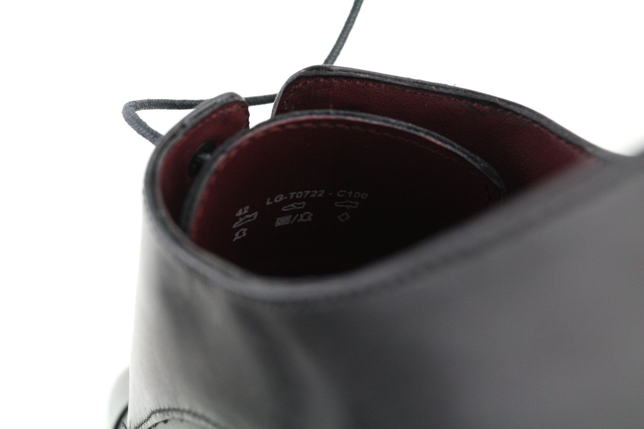 ARTISAN CRAFTED Men Shoes EU42 Black Classic Formal Low-Top Genuine Leather