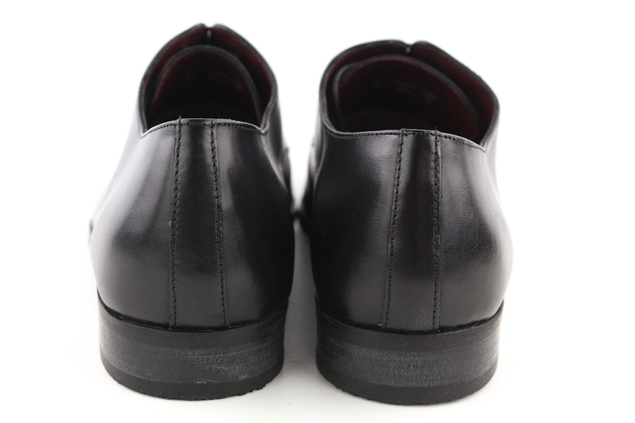 ARTISAN CRAFTED Men Shoes EU42 Black Classic Formal Low-Top Genuine Leather