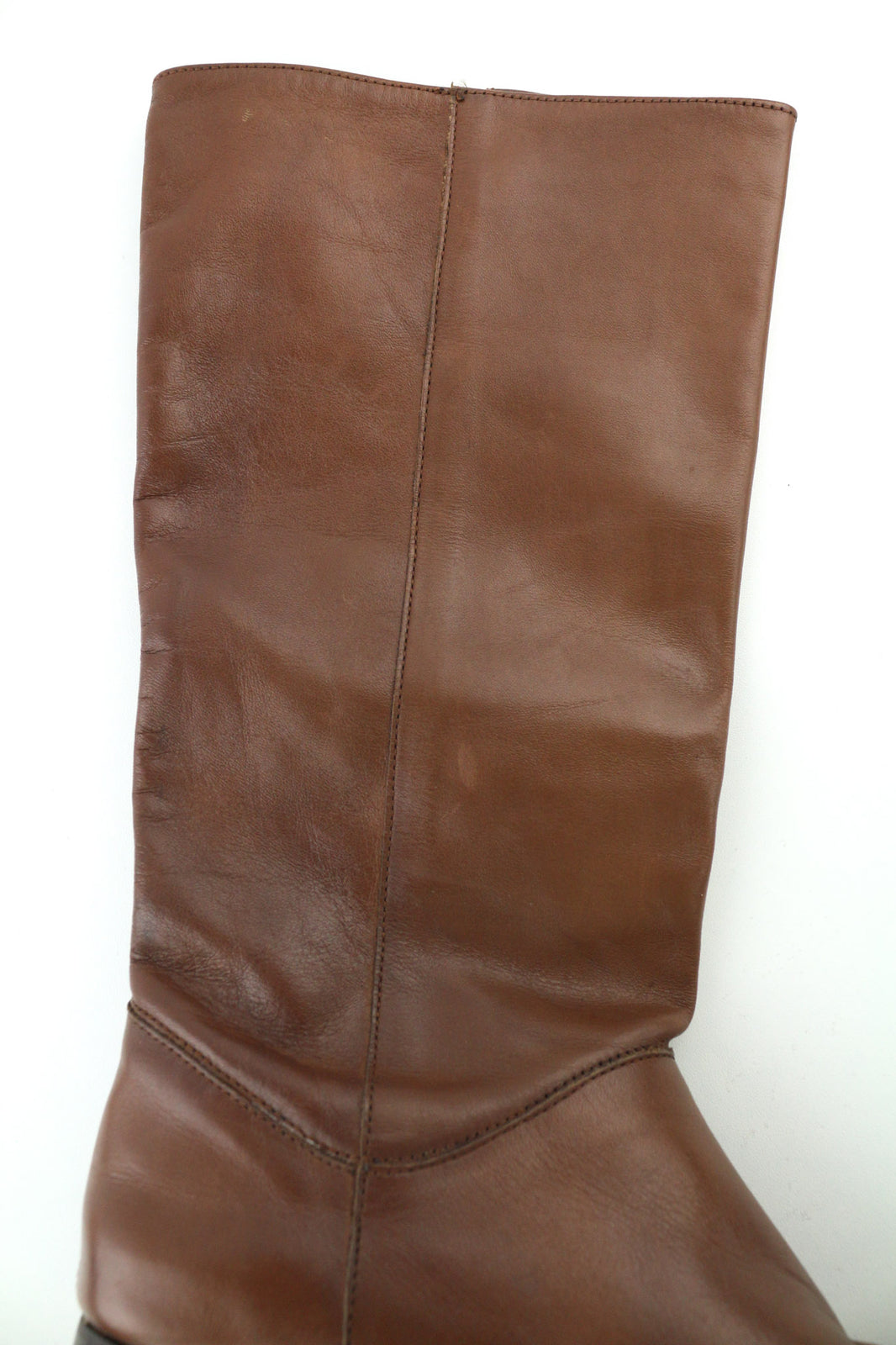 MINELLI Women Shoes EU38 Casual Brown Long Boots Low-Heel Pull On