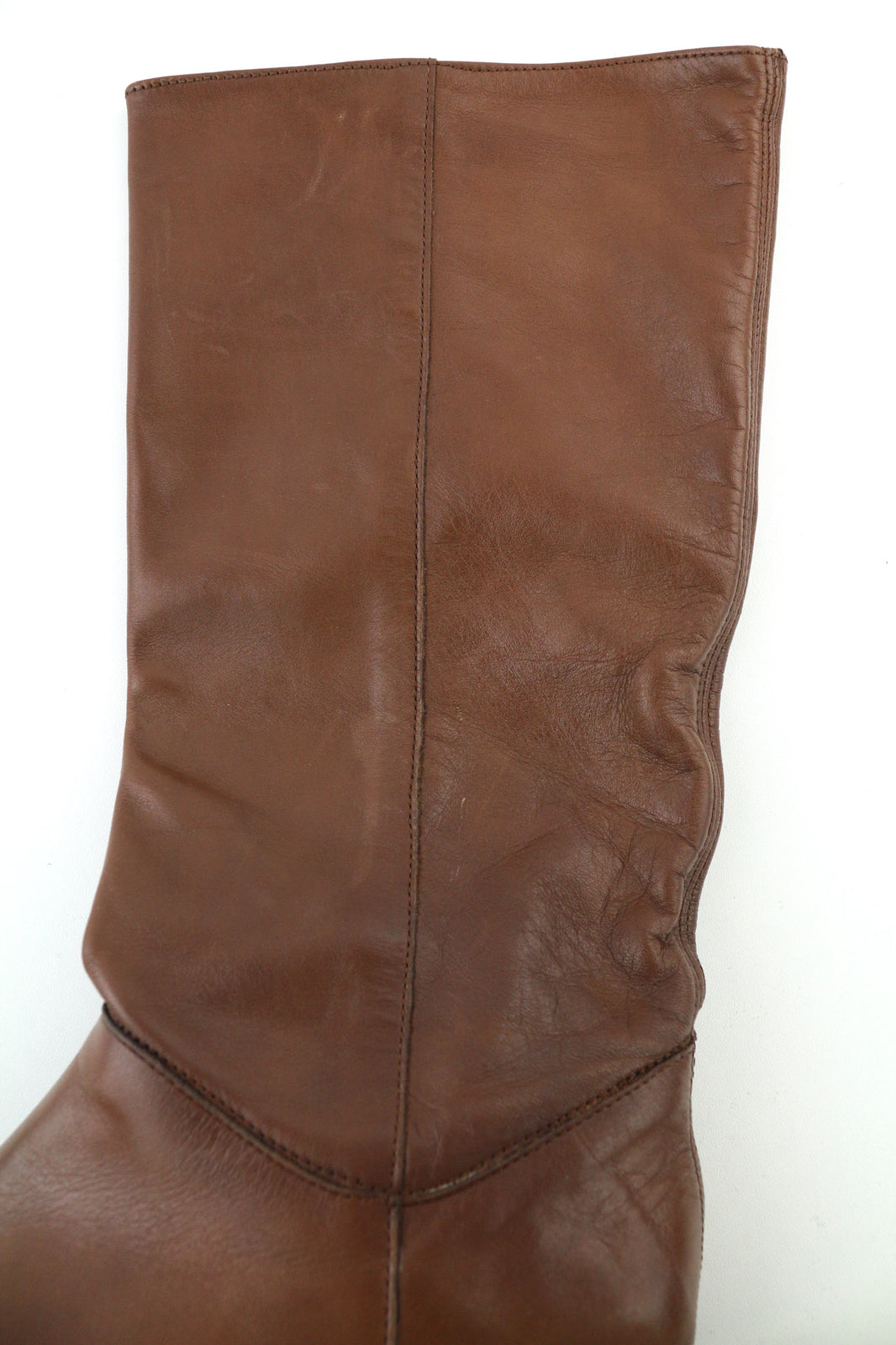 MINELLI Women Shoes EU38 Casual Brown Long Boots Low-Heel Pull On